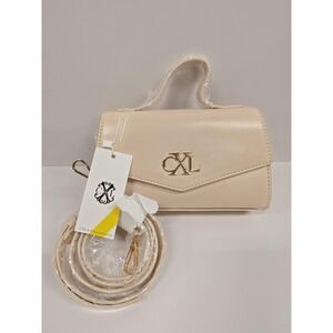 CXL by Christian Lacroix Crossbody Bag Womens Nude LAINE Matte Patent‎ CXLH24986